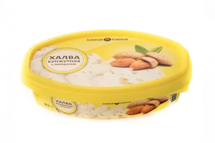 Халва кунжутная (с миндалём) 280 гр*8 (С Ф )