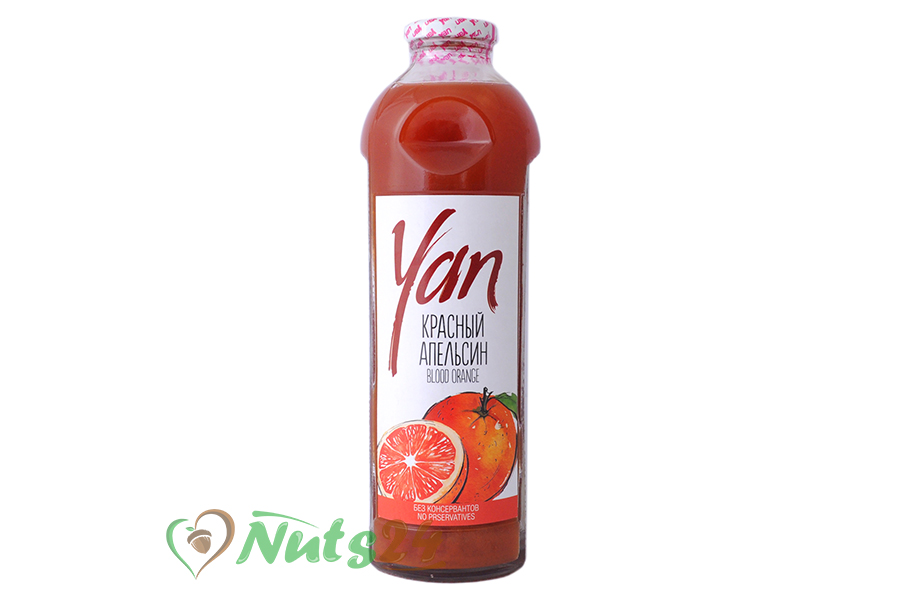 Нектар из красного апельсина "YAN"  930 мл.