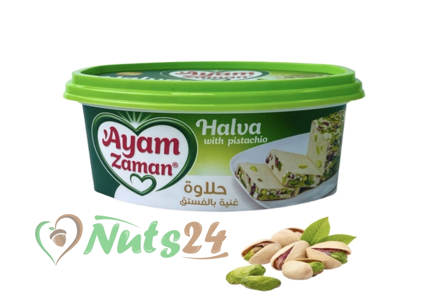 Халва кунжутная с фисташкой Ayam Zaman, 350 гр