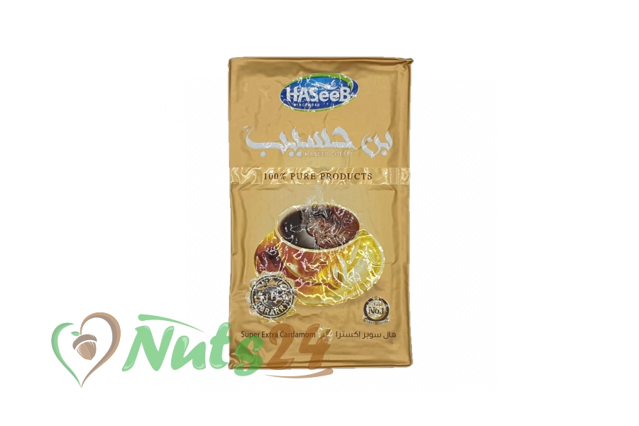 Кофе молотый с кардамоном Hasseb Plus Cardamon 200 гр (Сирия)